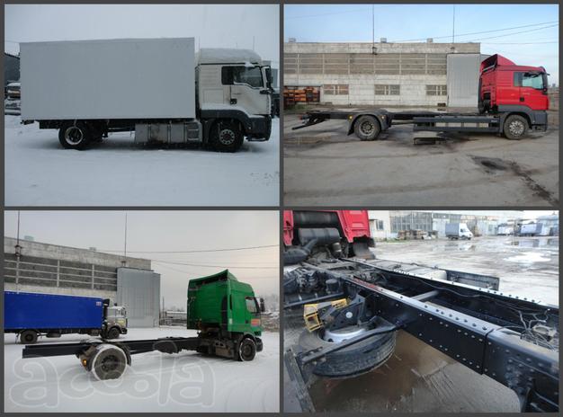 Переоборудование седельных тягачей МАЗ, КАМАЗ, SCANIA, DAF, RENO, MERSEDES, KENWORD, VOLVO, MAN TGA.  Купить седельный тягач RENO, KENWORD, VOLVO, MAN TGA.